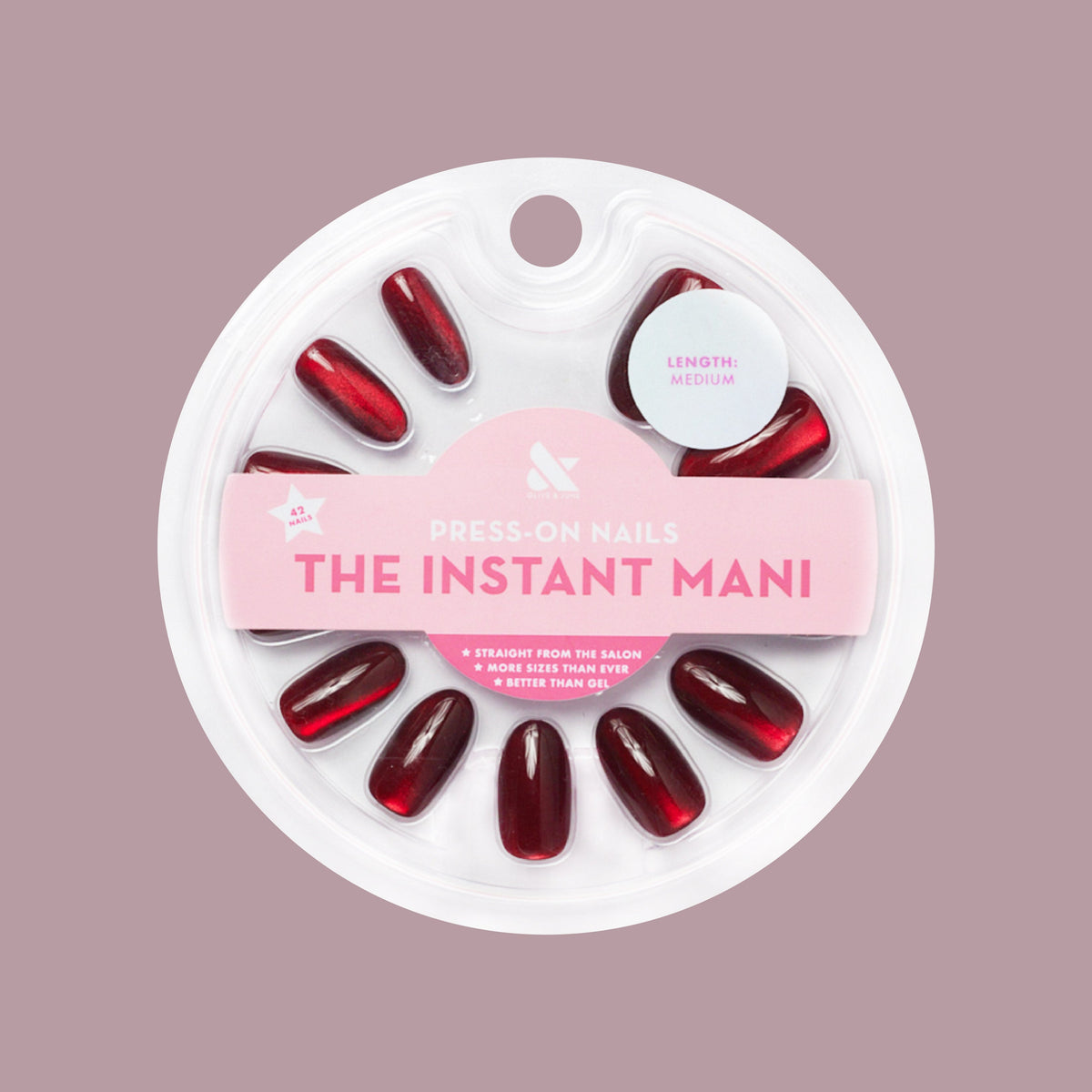 Obsessed Velvet - Press-On | Medium | Oval
