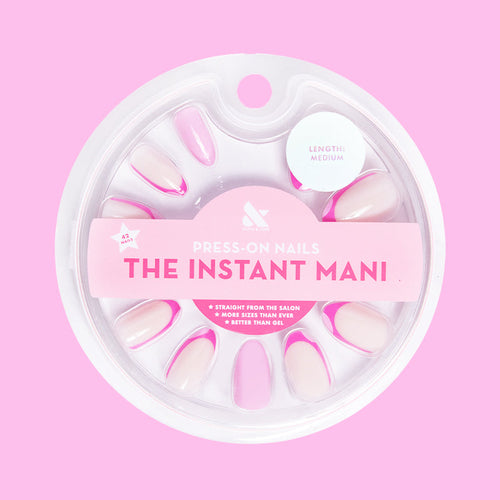 Pink Party French - Press-On | Medium | Almond