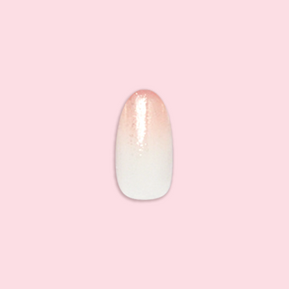 Pink Glitter Gradient - Press-On | Medium | Oval
