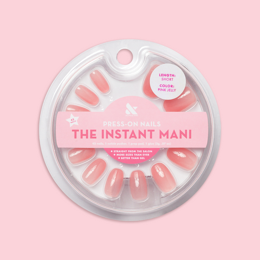 Pink Jelly - Press-On | Short | Round