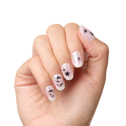 Spooky Season French - Tab Press-On | Short | Round